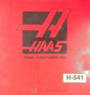 Haas-Haas VF VMC, Maintenance Programming and Parts Manual 1992-VF-VF-1-VF-2-VMC-06